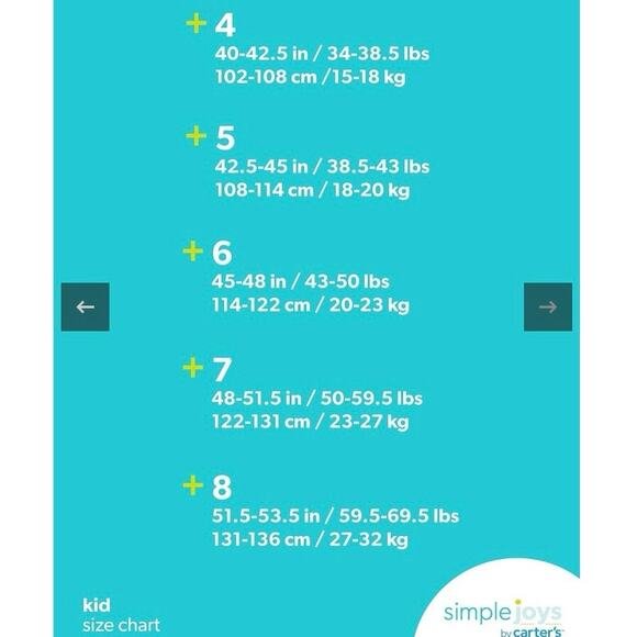 Simple Joys by Carter's Girls 2-Pack Loose-Fit Fleece Footed Pajamas Size 4 - Picture 3 of 10